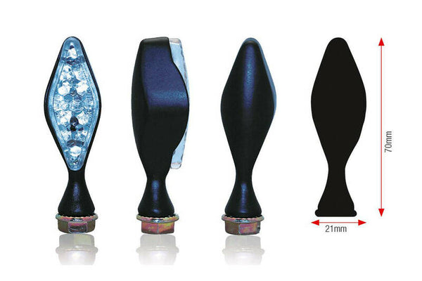 Bihr Losange LED мигачи - Black Universal | 014-2