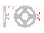 AFAM Steel Standard задно смоно 10229 - 428