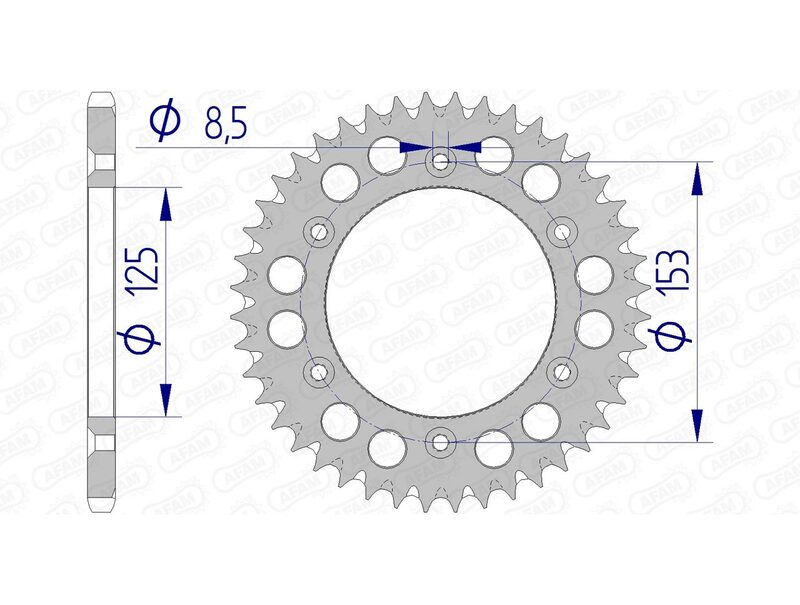 Afam Aluminium Ultra -Light заден Spropet 11212 - 520