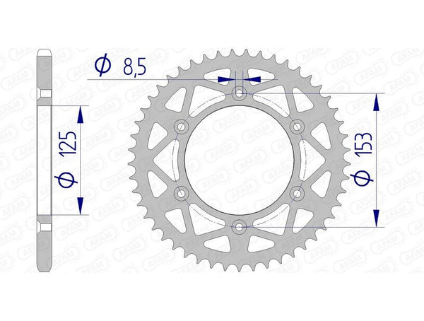 AFAM Aluminium Ultra-Light заден Spropet 11212-520 11212N-51