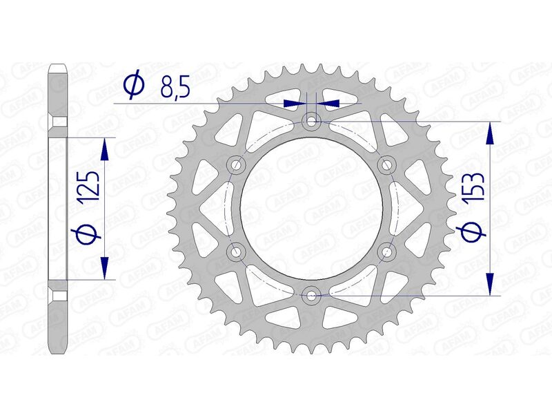 Afam Aluminium Ultra -Light заден Spropet 11212 - 520