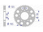 AFAM Aluminium Ultra -Light заден Spropet 11605 - 530