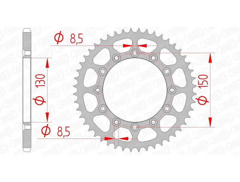 AFAM Steel Standard задно смоно 12323 - 520