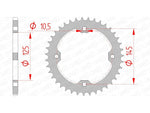 Afam Steel Standard заден Sproke 12407 - 520