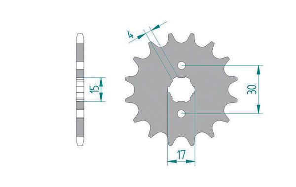 Afam Steel Standard Front Spook 20101 - 420 20101-13
