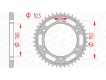 AFAM Steel Standard задно смоно 12606 - 525