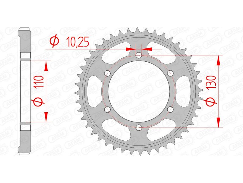 AFAM Steel Standard задно говорим 12813 - 530