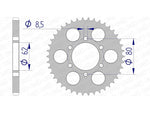 Afam Aluminium Ultra -Light Hard AnoDivied заден Spropet 13208 - 428