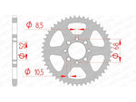 AFAM Steel Standard задно смоно 14100 - 420