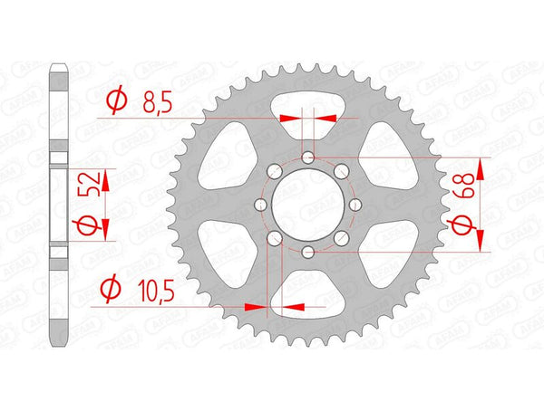 AFAM Steel Standard заден Spropet 14100 - 420 14100-48