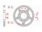 AFAM Steel Standard задно смоно 14101 - 428