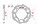 AFAM Steel Standard задно смоно 14109 - 420