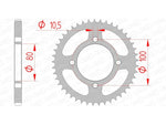 AFAM Steel Standard задно смоно 14213 - 428