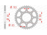 AFAM Steel Standard задно смоно 14312 - 520