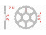 AFAM Steel Standard задно смоно 146100 - 420