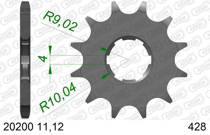 AFAM Steel Standard Front Spook 20200 - 428