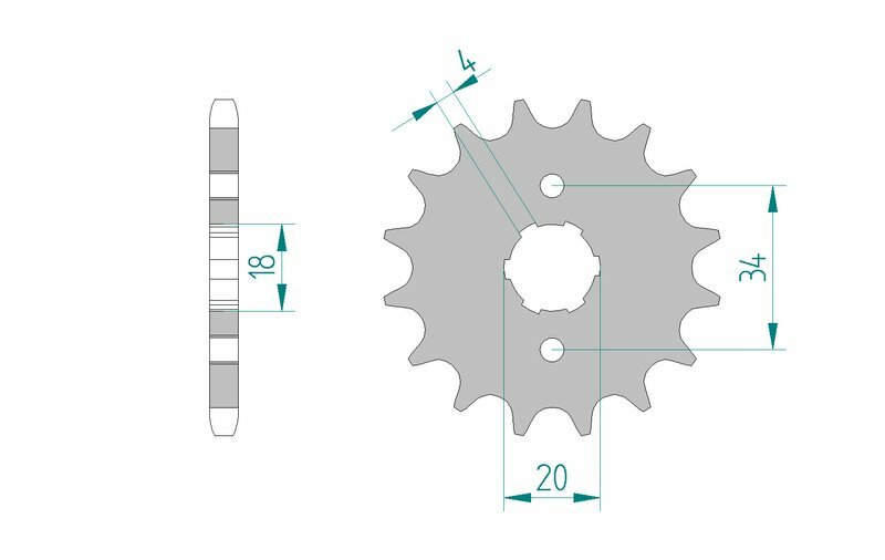 AFAM Steel Standard Front Spook 20200 - 428