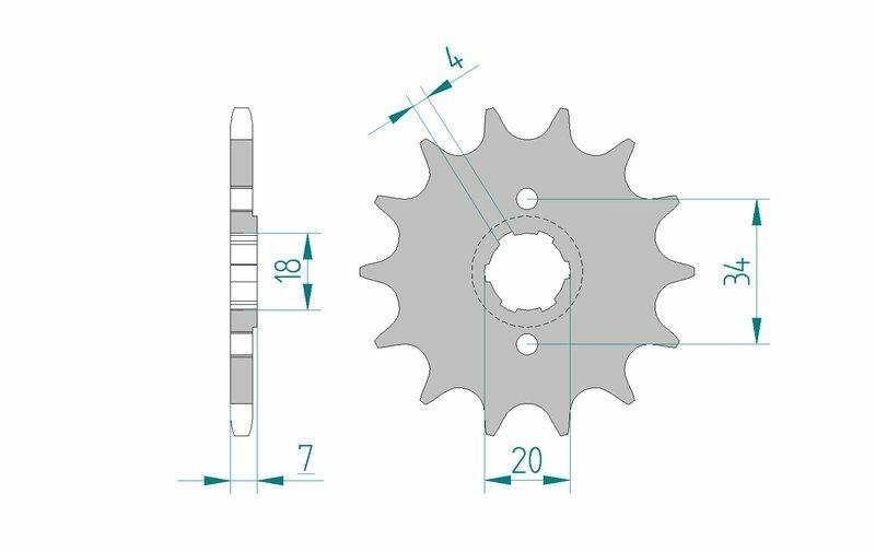 AFAM Steel Standard Front Spook 20203 - 520