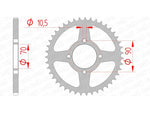 AFAM Steel Standard задно смоля 16310 - 520