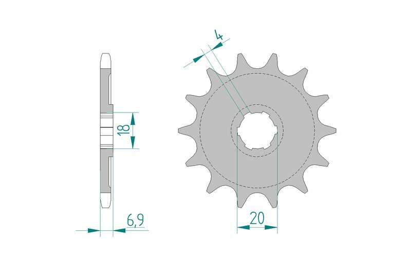 Afam Steel Standard Front Spook 20204 - 520