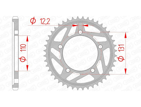 AFAM Steel Standard заден Spropet 164800 - 525 164800-42