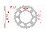 AFAM Steel Standard задно смоля 16600 - 520