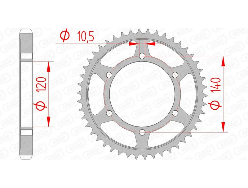 AFAM Steel Standard задно говорим 16603 - 530