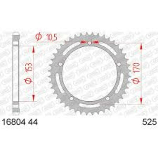 Afam Steel Standard заден Spropet 16804525 16804-44