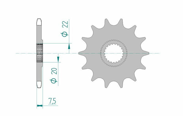 Afam Steel Self -Cleaning Front Spook 20210 - 520 20210+13