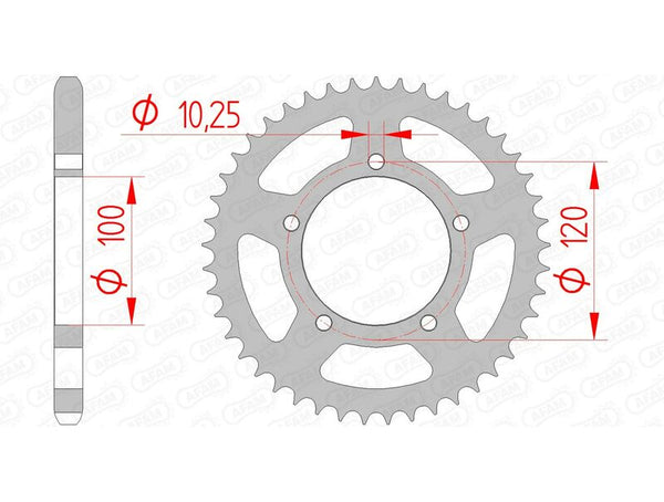 AFAM Steel Standard заден Spropet 35800 - 525 35800-41