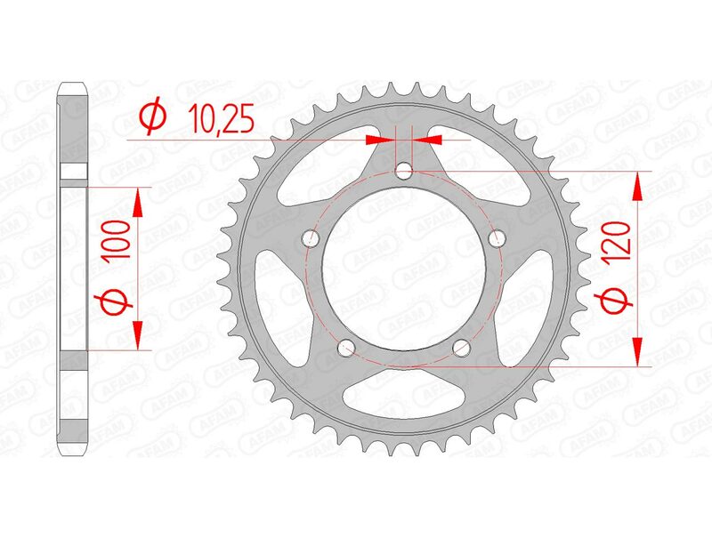 AFAM Steel Standard заден Spropet 35802 - 525