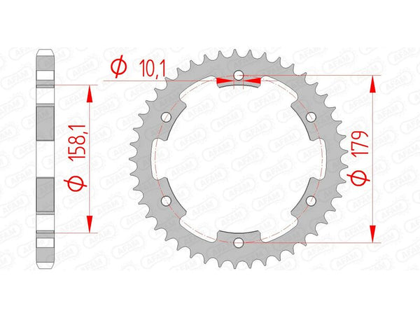 AFAM Steel Standard заден Spropet 35804 - 525 35804-45