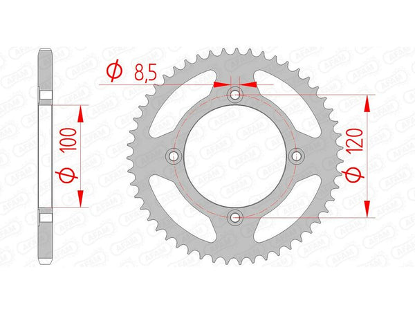 AFAM Steel Standard заден Spropet 38101 - 420 38101-60