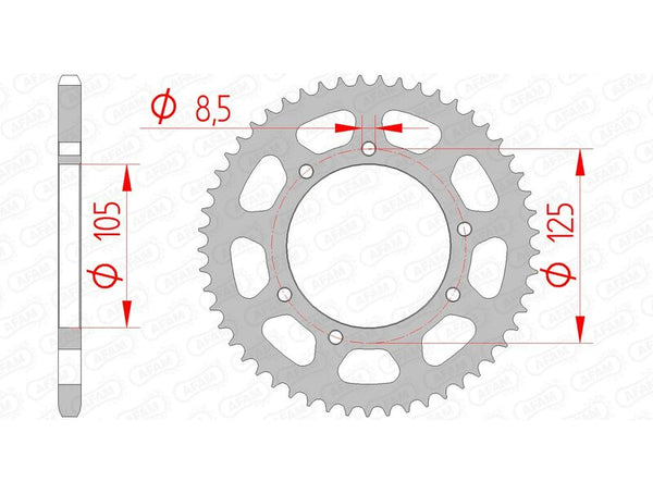 AFAM Steel Standard заден Spropet 47103 - 420 47103-52