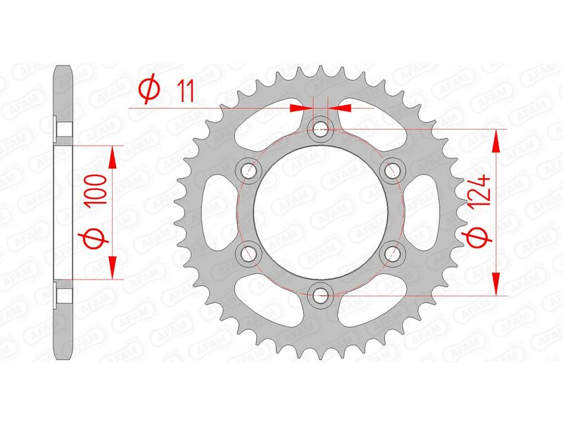 AFAM Steel Standard задно смоно 50602 - 520