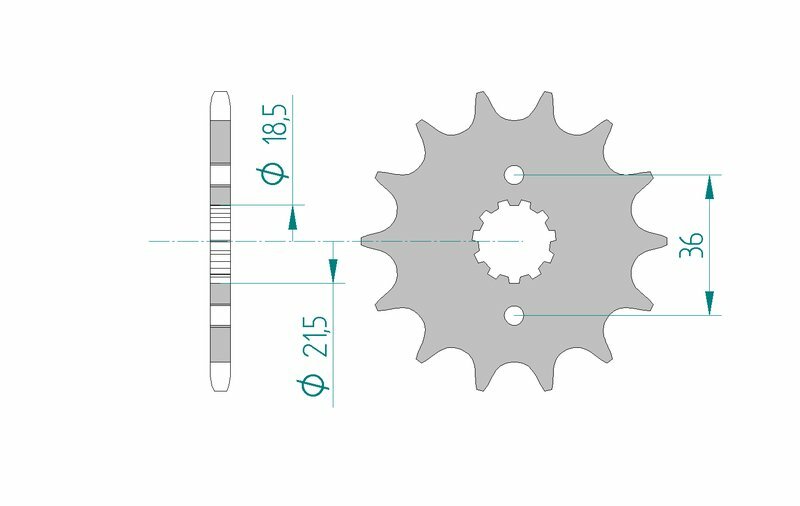 Afam Steel Standard Front Spook 20304 - 520