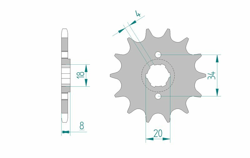 Afam Steel Standard Front Spook 20306 - 520