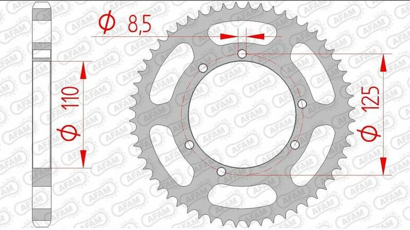 AFAM Steel Standard задно смоно 59104 - 428