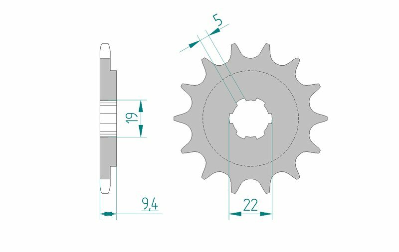 Afam Steel Standard Front Spook 20309 - 520