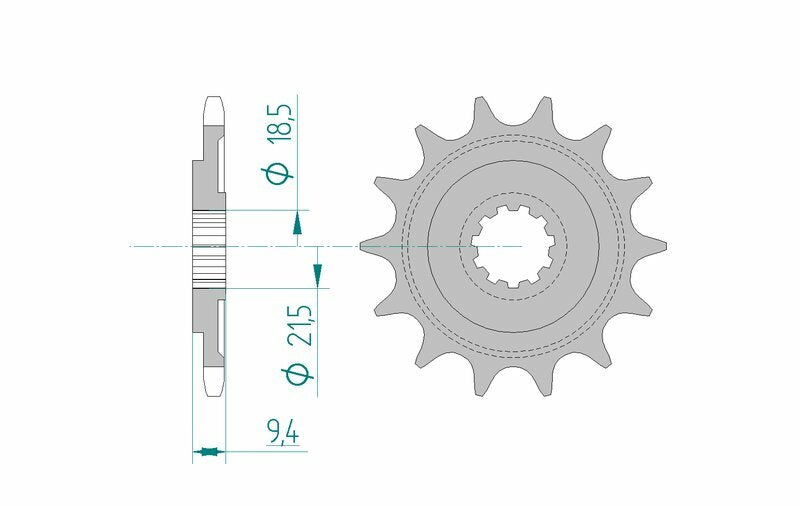 Afam Steel Standard Front Spook 20310 - 520