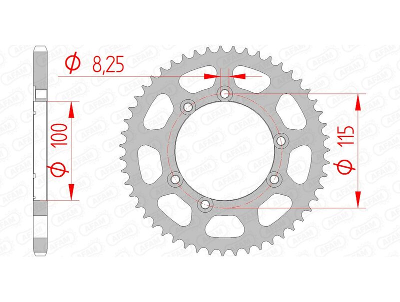 AFAM Steel Standard задно смоно 92115 - 420