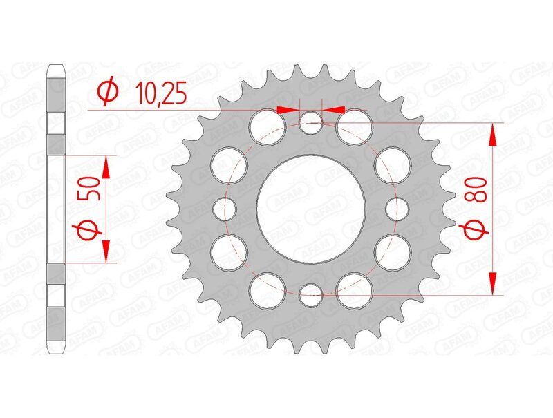 AFAM Steel Standard задно пружие 92127 - 420