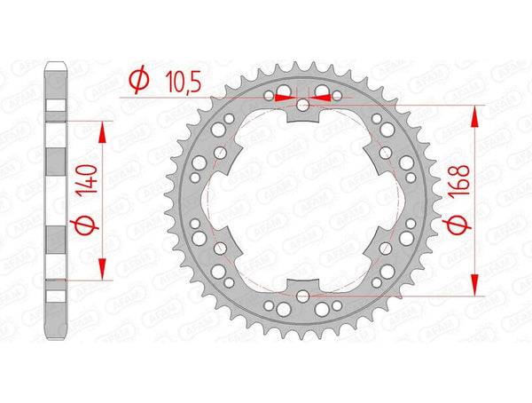 AFAM Steel Standard заден Spropet 92635 - 525 92635-41