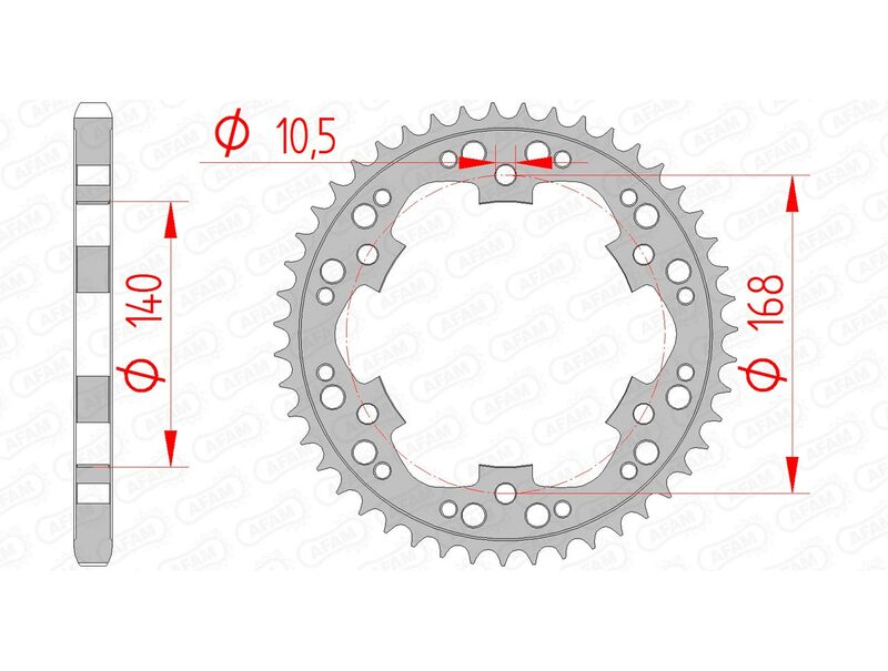 AFAM Steel Standard заден Spropet 92635 - 525