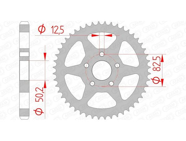 AFAM Steel Standard заден Spropet 92803 - 530 92803-40