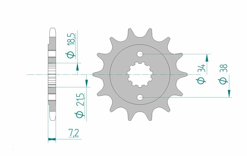 Afam Steel Standard Front Spook 20320 - 520