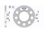 AFAM алуминиев заден говори 93303 - 520