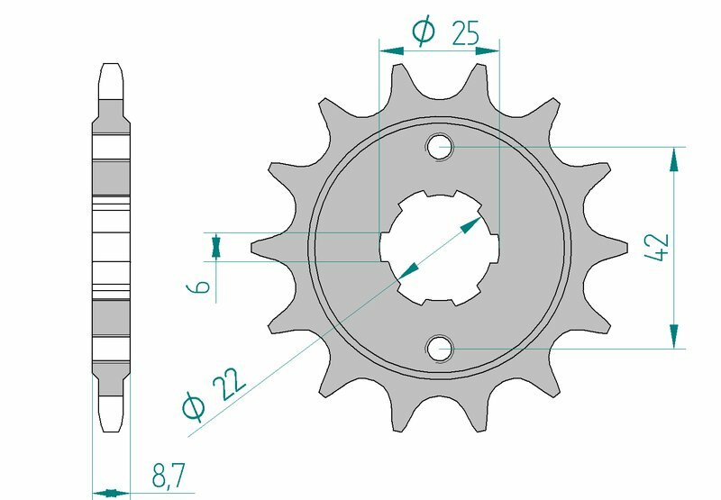 AFAM Steel Standard Front Spook 20401 - 520