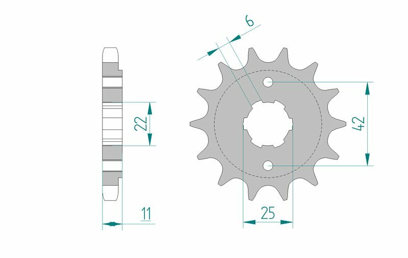 Afam Steel Standard Front Spook 20505 - 530