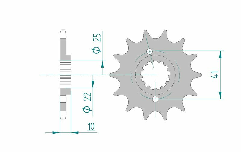 Afam Steel Standard Front Spook 20509 - 520